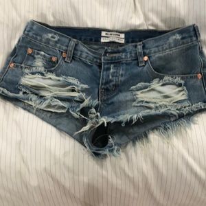One Teaspoon denim shorts